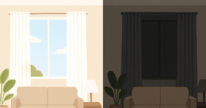 light filtering vs darkening