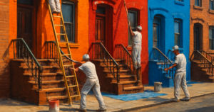 painted brick homes bronx