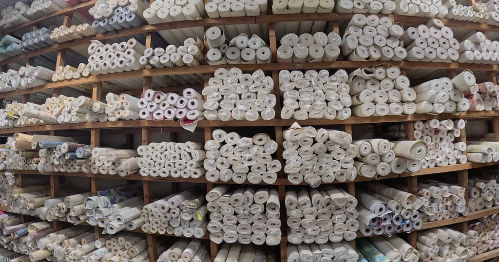 vintage wallpaper rolls