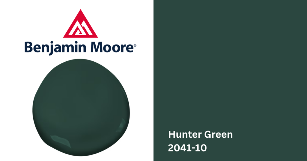 hunter green 2041-10 paint color