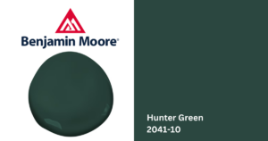hunter green 2041-10 paint color