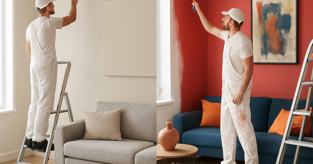 painters painting rooms