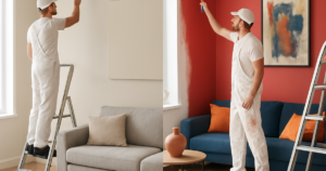 painters painting rooms