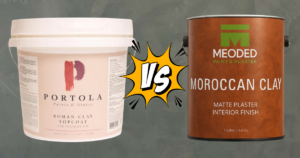 roman clay vs moroccan clay finish