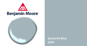 benjamin moore santorini blue 1634