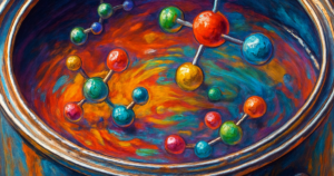 molecules in paint
