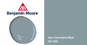 van courtland blue hc-145 paint color