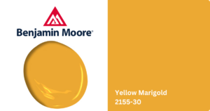 yellow marigold 2155-30 paint color blob and square