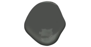 Benjamin Moore Deep River 1582 paint blotch