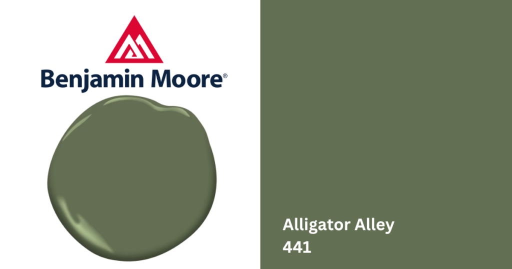 benjamin alligator alley 441 paint sample