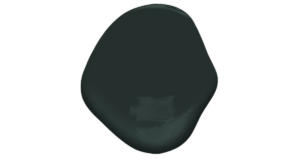 benjamin moore black forest green HC-187 paint blotch