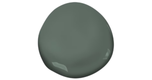 benjamin moore caldwell green HC-124 paint blotch