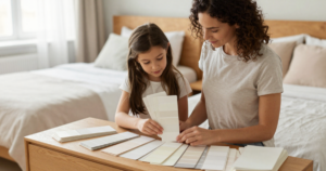 coordinating white paint colors in home