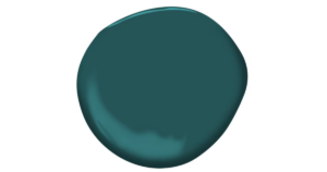 deep see green 735 paint blotch
