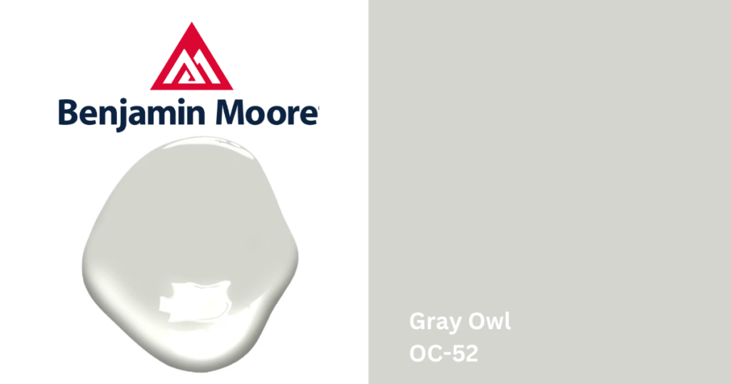 gray owl oc-52 paint color sample
