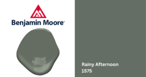 benjamin moore rainy afternoon 1575 blotch square