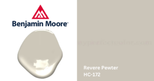 revere pewter HC-172 paint color sample