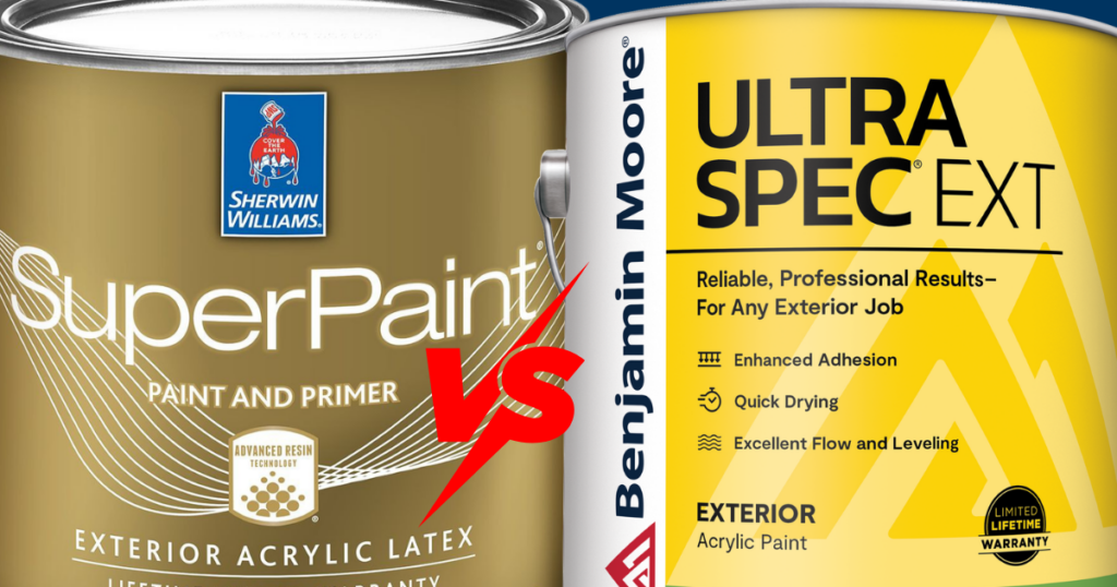 sherwin-williams superpaint vs ultra spec exterior