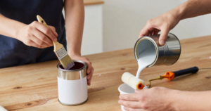 mixing and thinning paint