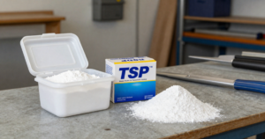 trisodium phosphate on countertop