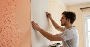 putting wallpaper on textured walls