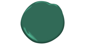 Benjamin Moore deep jungle 595 blotch