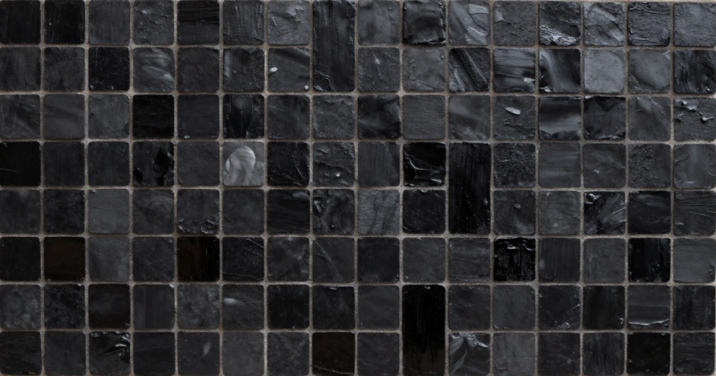 different black shaded tiles