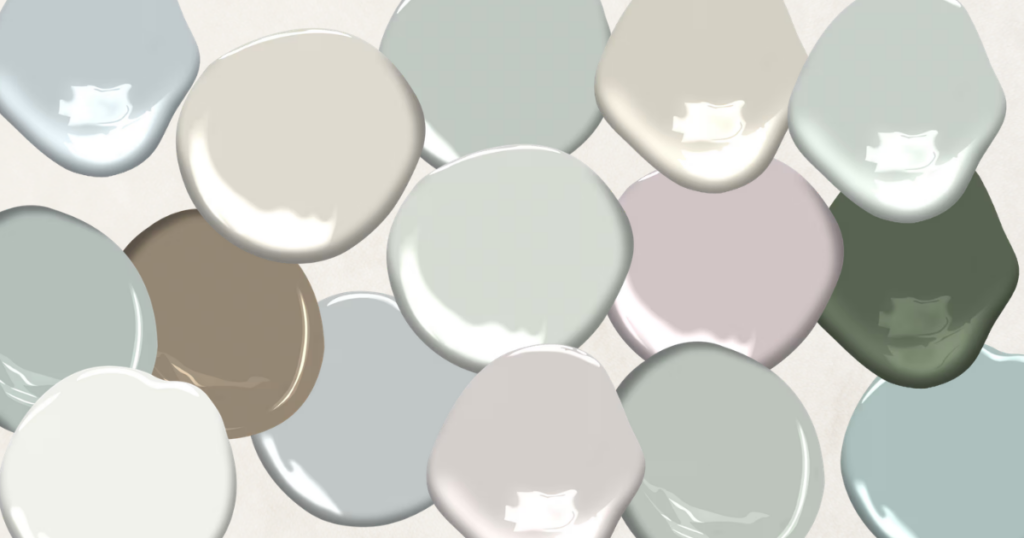 calming bedroom colors paint blotches