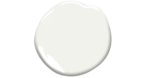 white heron paint blotch