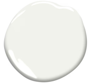 white heron paint blotch