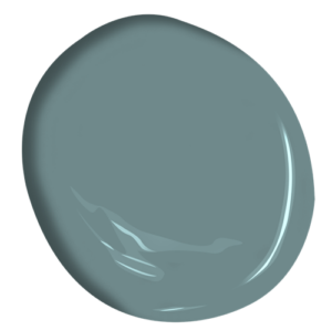 benjamin moore Aegean Teal paint color dollop