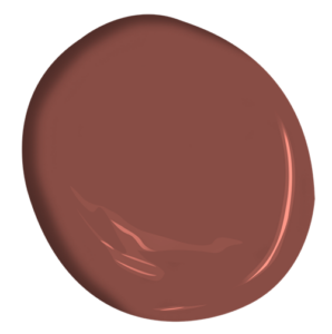 benjamin moore burnt russet paint color dollop