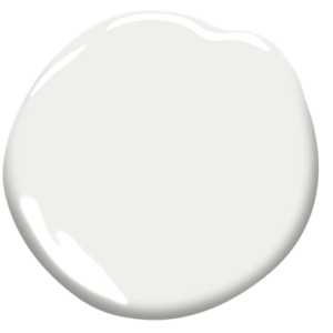 benjamin moore Frostine paint color dollop
