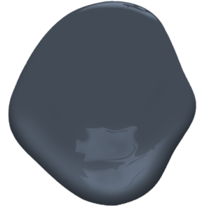benjamin moore Hale Navy paint color dollop