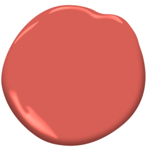 benjamin moore Raspberry Blush paint color dollop