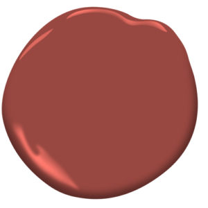 benjamin moore spanish red paint color dollop