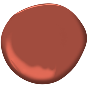 benjamin moore Terra Cotta Tile paint color dollop