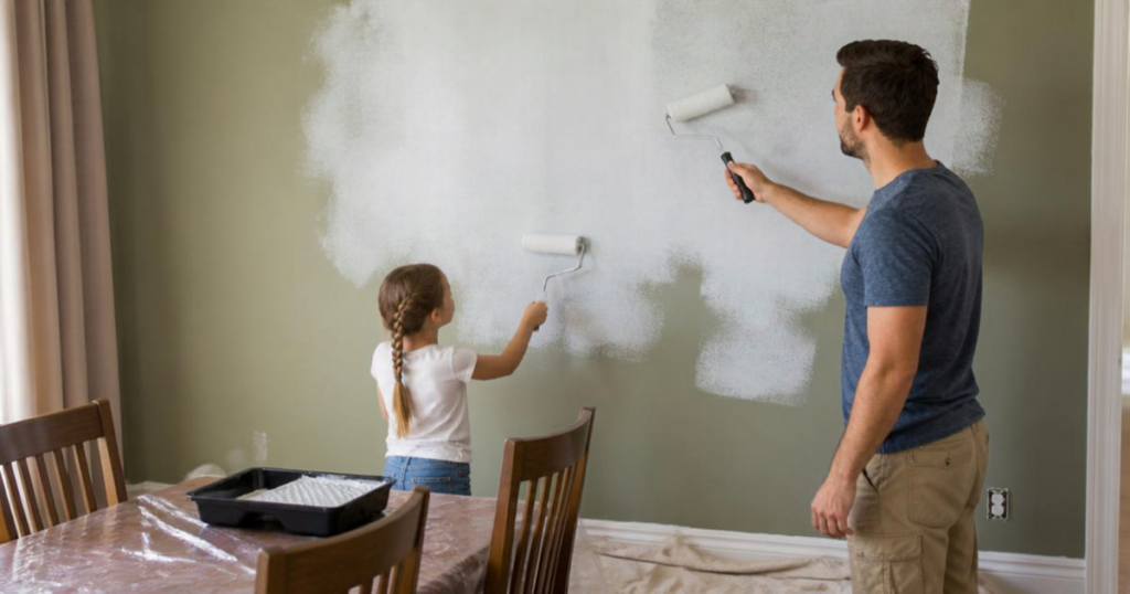 priming over already painted wall